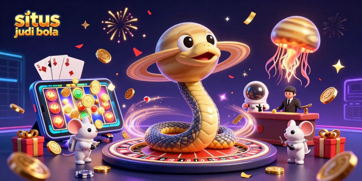Engage with situs judi bola through an exciting 3D cosmic gambling adventure.