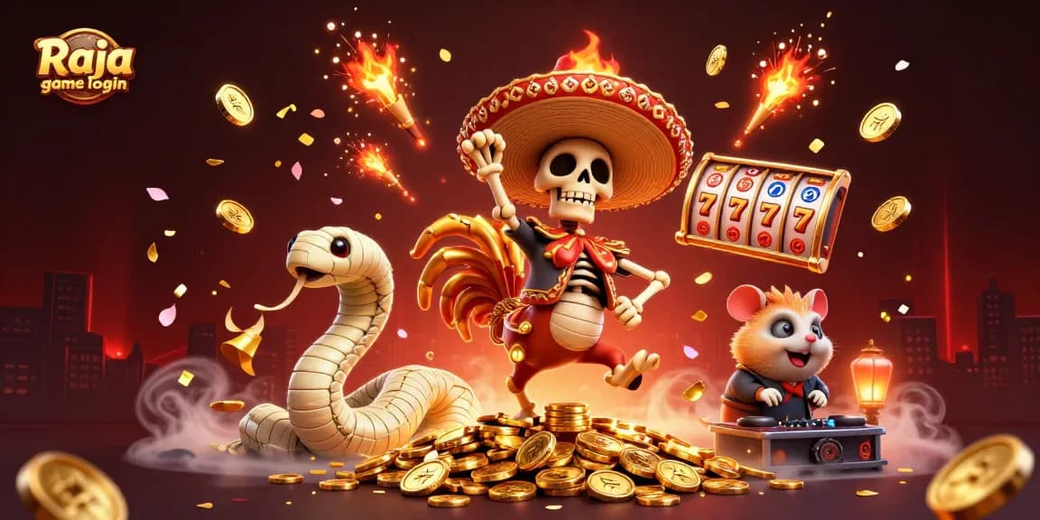 Engage in thrilling gaming adventures with Raja game login while experiencing vibrant casino themes and dynamic characters.