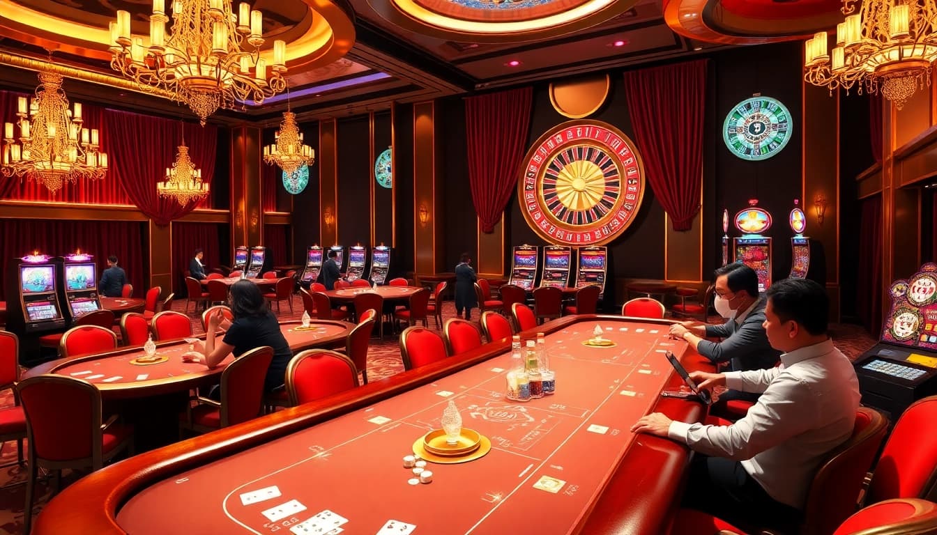 Experience the excitement of gambling at https://uu888.jp.net/ with luxurious casino visuals showcasing vibrant tables and engaging games.