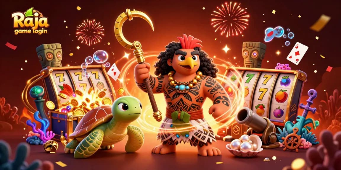 Engage in thrilling gameplay with Raja game login while exploring exciting slots and treasures.