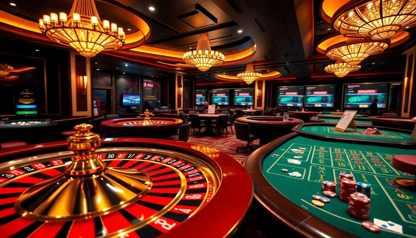 Experience the excitement of betting at AU88, featuring lively casino elements.