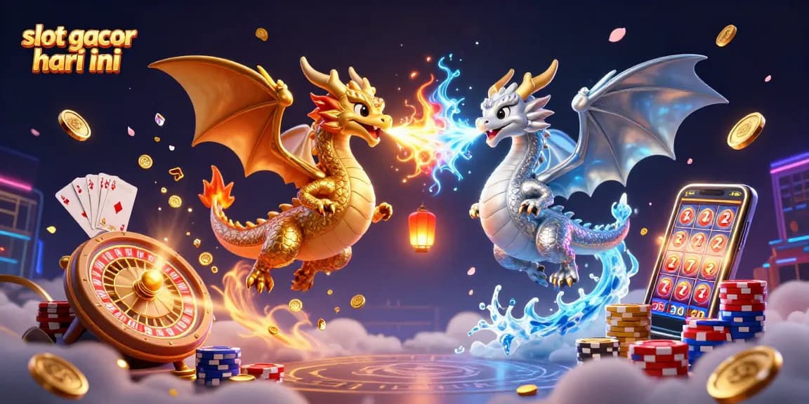Experience thrilling gameplay with slot gacor hari ini in vibrant dragon-themed 3D illustration.