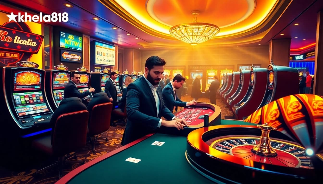 Engaging scene of players at Khela88 logging in for thrilling sports betting and casino action.