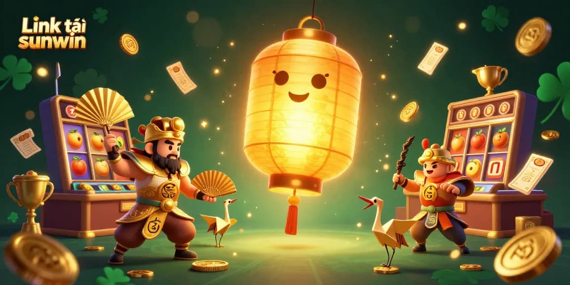 Access the Link tải sunwin for the latest casino games and win big with this exciting illustration.