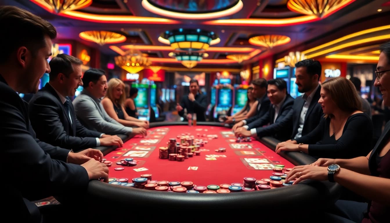 Rasakan keseruan permainan dengan bbni4d di meja poker casino yang penuh warna dan aksi.
