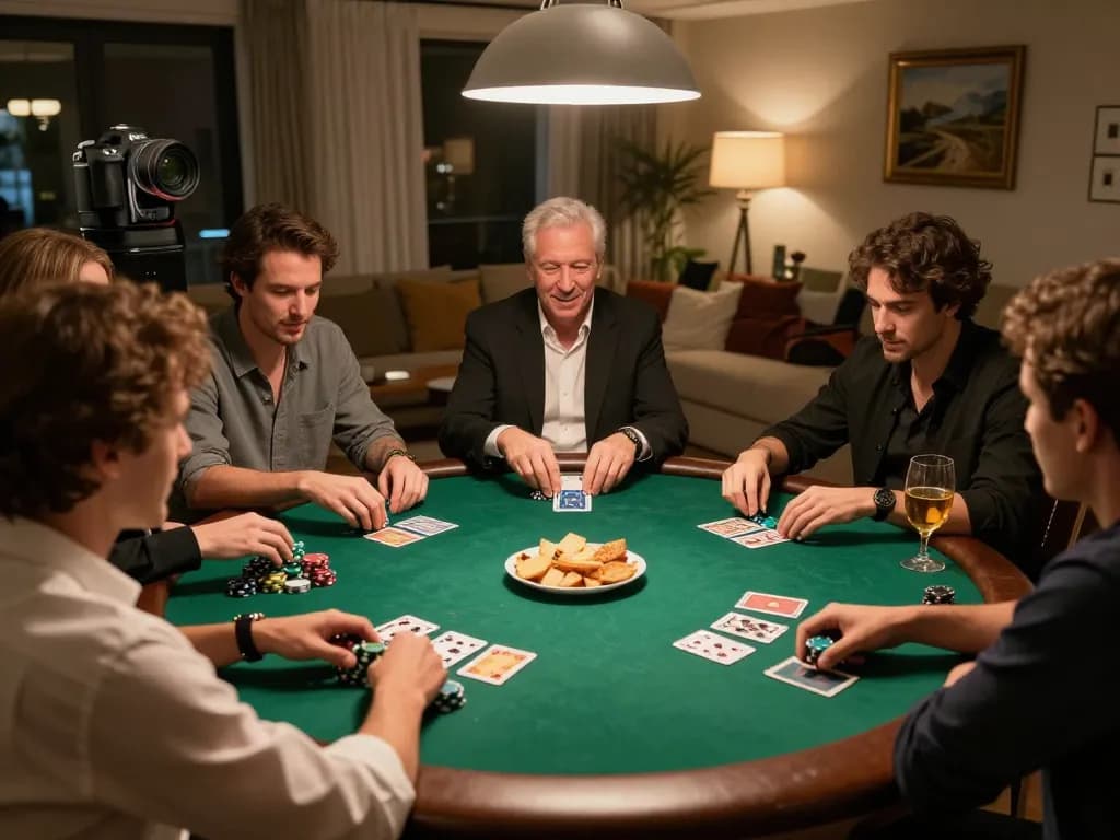 Players enjoying a thrilling poker game night using zx88 for strategic gameplay and social bonding.