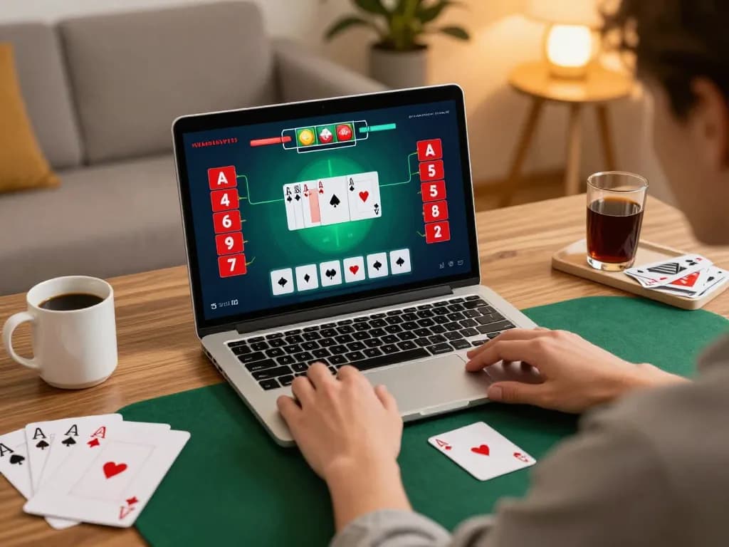 Engage in poker at home with https://7hh.games/ showcasing betting strategies and gameplay.