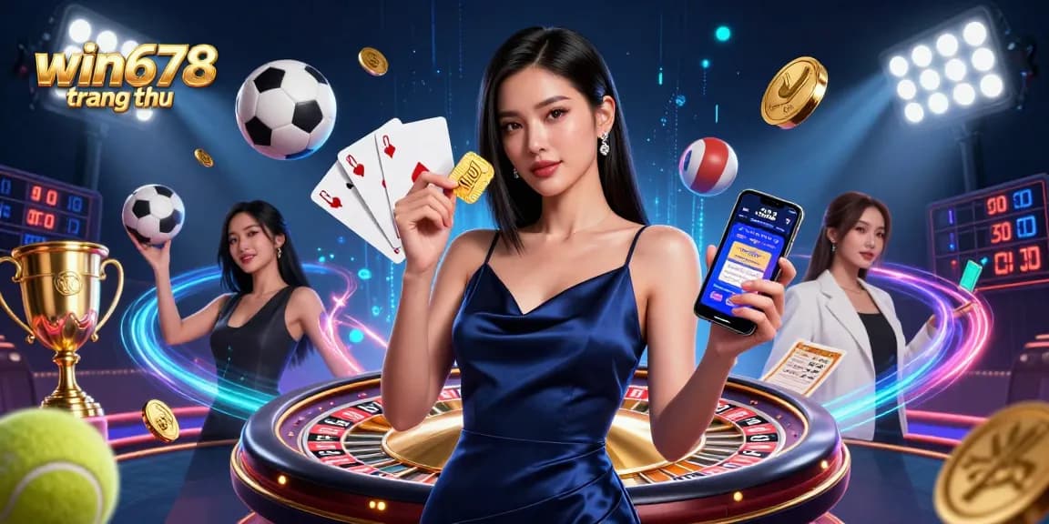 Engage in thrilling gaming action with win678 trang chủ's dynamic casino atmosphere featuring a confident player.