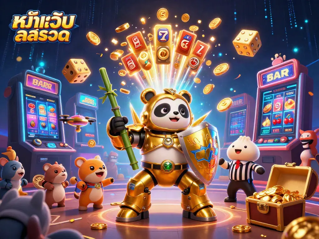 Play exciting slots on the หน้าเว็บสล็อต with animated jackpot scenes and vibrant casino ambiance