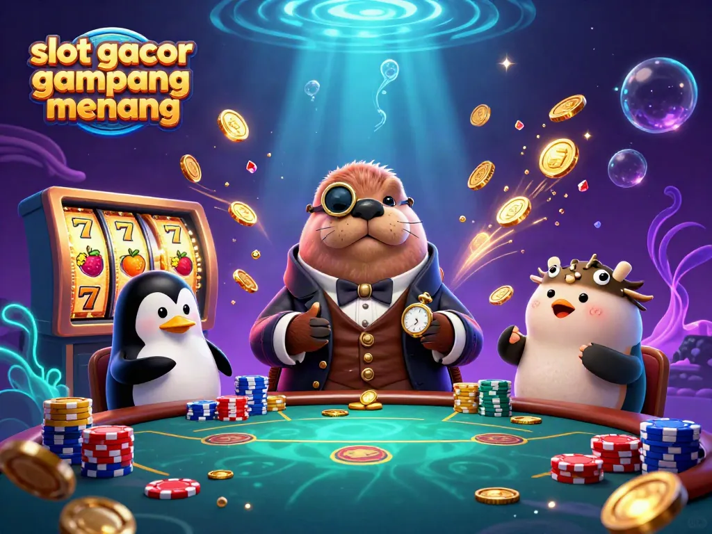 Menang besar di slot gacor gampang menang sambil menikmati permainan kartu dan suasana kasino bawah laut yang seru.