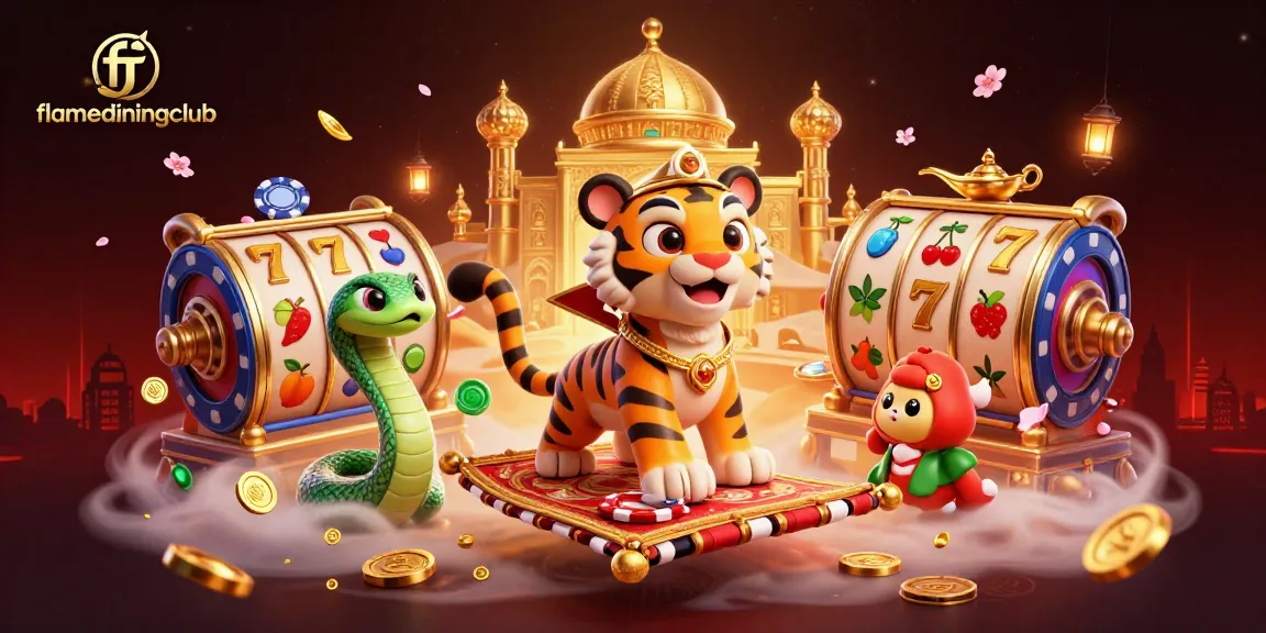 Experience the thrill of slots at flamediningclub with vibrant visuals and exciting game elements.