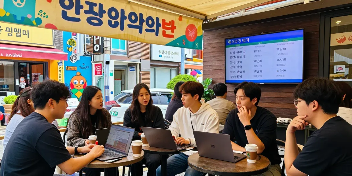 퀸알바 정보 공유하는 강남의 다양한 커뮤니티 모임 풍경