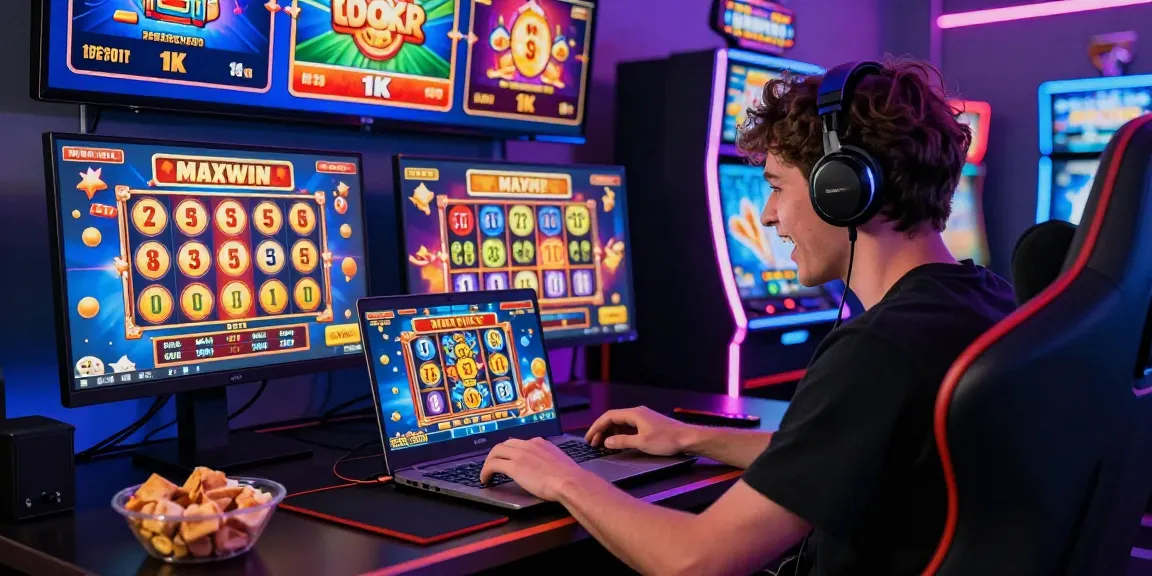 Player enjoying an exciting online gaming experience with slot deposit 1k options and vibrant graphics