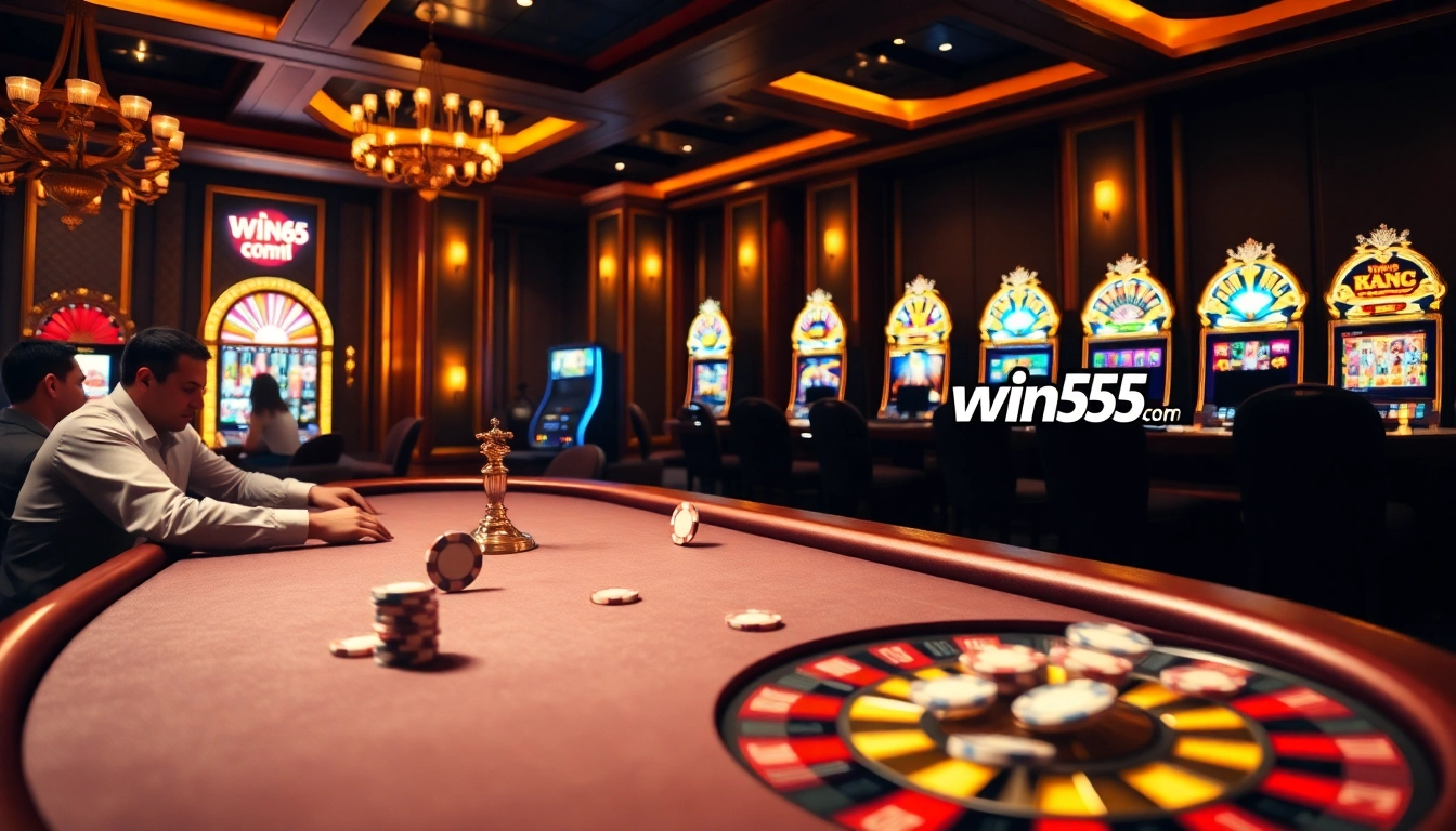 Experience the excitement of online gaming at win55 com with vibrant slots and lively poker tables.