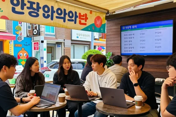 퀸알바 정보 공유하는 강남의 다양한 커뮤니티 모임 풍경